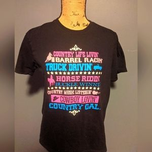 Women's Size Medium, 'Country Life Livin' T shirt
